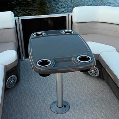 Optional bow snack table (Mood package)