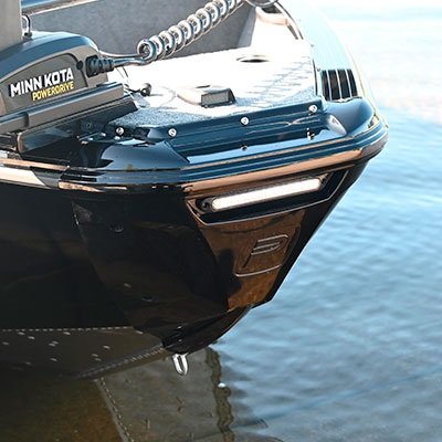 Optional LED docking light (included with techno package)