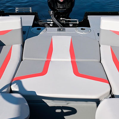 Optional stern seat cushion