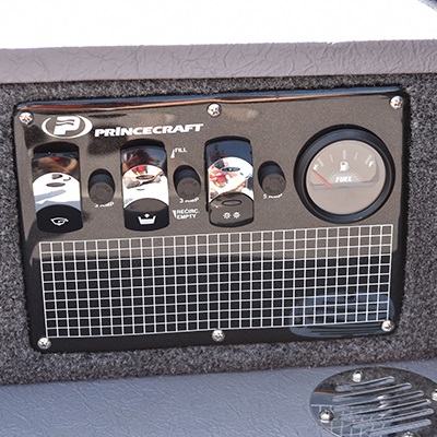 Carling switch panel with fuel gauge