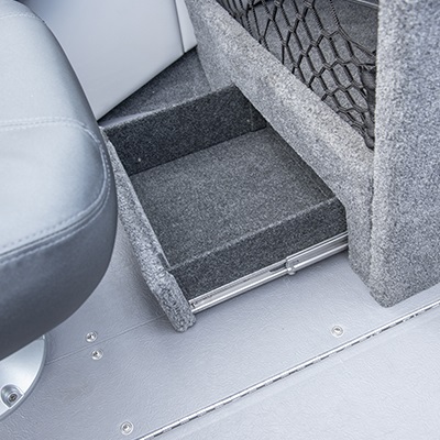 Drawer under passenger console