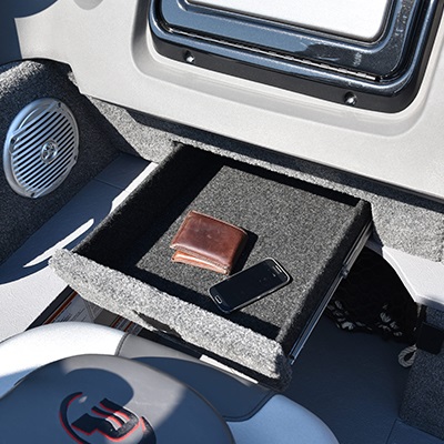 Drawer(s) under console(s)