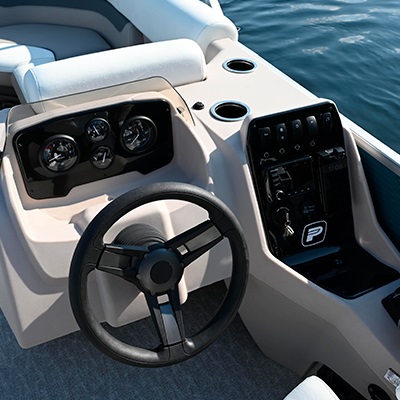 Rotomolded helm console