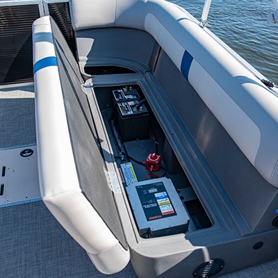 Storage under all lounges