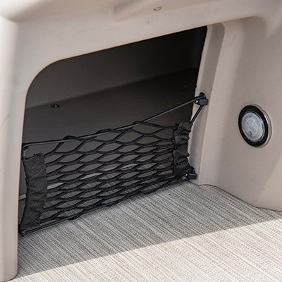 Helm storage with net