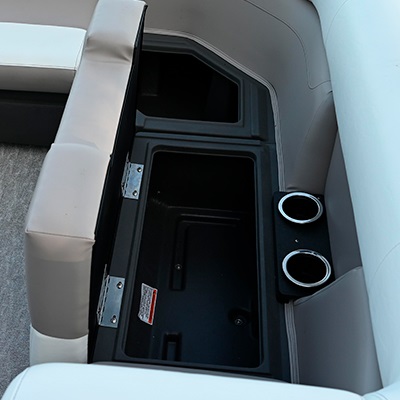 Storage under lounges