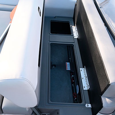 Storage under all seats