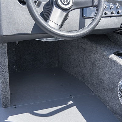 Storage under driver console