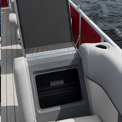 Storage under chaise lounges