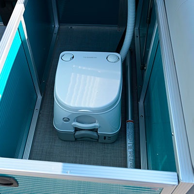 Toilette chimique optionnelle