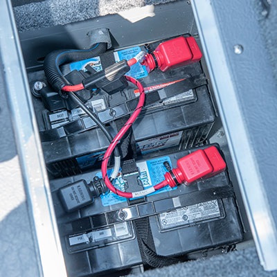 Rangement pour batteries (batteries non incluses)