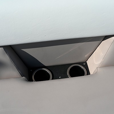 Inserts pour porte-gobelets intégrés au rembourrage