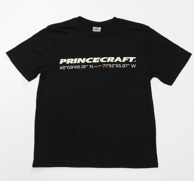 Princecraft® T-shirt with GPS coordinates print - Black