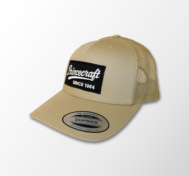 Princecraft® Sand Flexfit Hat with Vintage logo patch