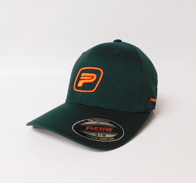 Casquette Flexfit Princecraft® verte avec logo 3D orange