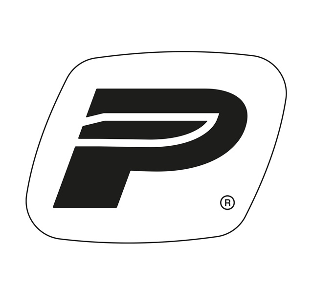 Autocollant monogramme P de Princecraft® - Blanc