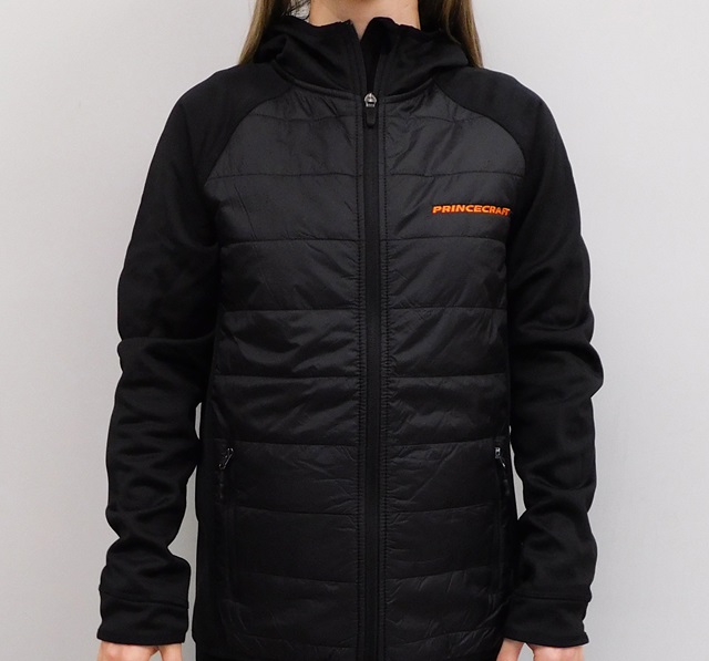 Manteau matelassé Princecraft® à capuchon - Noir