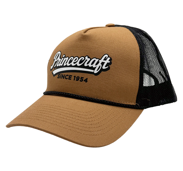 Casquette Princecraft® vintage - Caramel noir