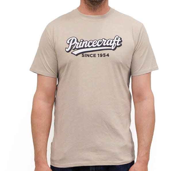T-Shirt Princecraft® avec logo Vintage - Sable