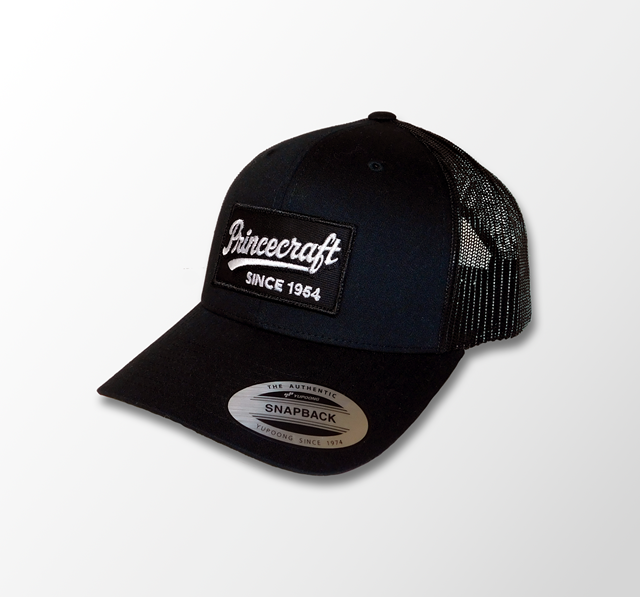 Casquette Flexit Princecraft® - Noir - avec écusson Vintage en 3D