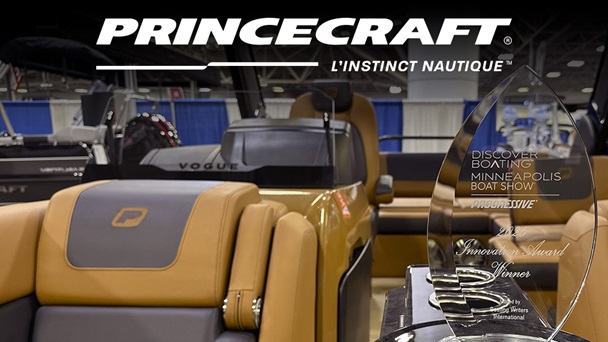Bateaux Princecraft® reçoit le prix d'Innovation 2025 du Minneapolis Boat Show pour le Vogue® 25 RL