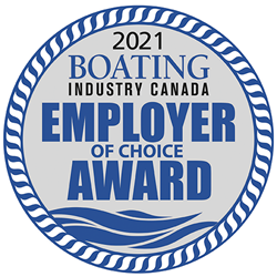 Prix 2021 Employeur de choix Boating Industry Canada